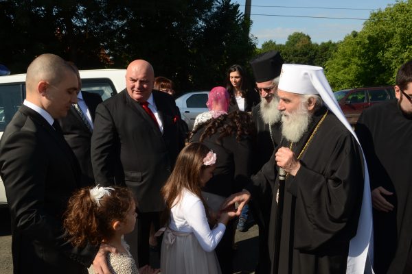 Освећење храма и додељивање ордена Светог Саве Драгану Марковићу Палми 11.06.2016