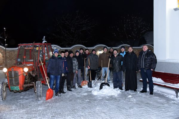 Храм у јануару 2017